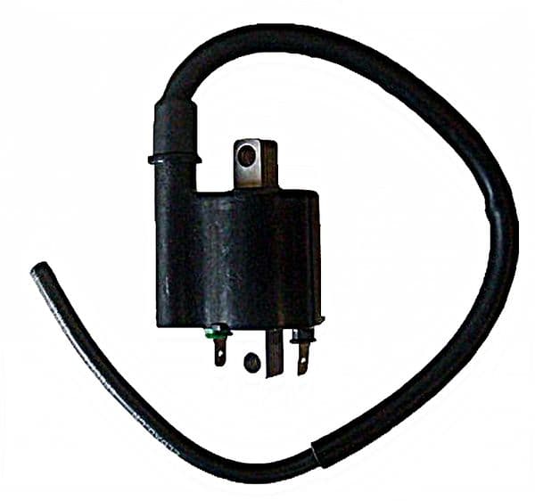 Bobina alta encendido Honda 110 125 250 300 700, Suzuki Sixteen 125 cable 40 cm.