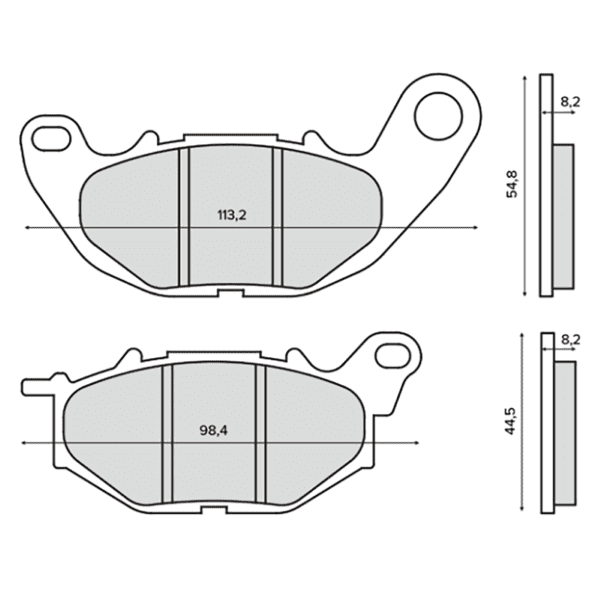 Pastillas de freno Yamaha 125 250