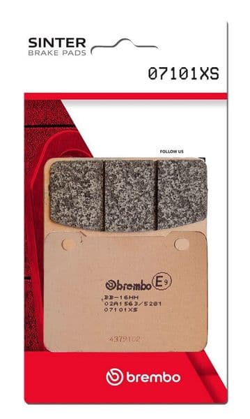 Pastillas de freno sinterizadas Brembo 07101XS