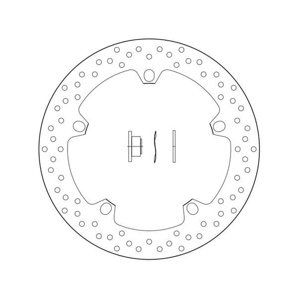 Disco de freno BREMBO Serie Oro fijo - 168B407D6