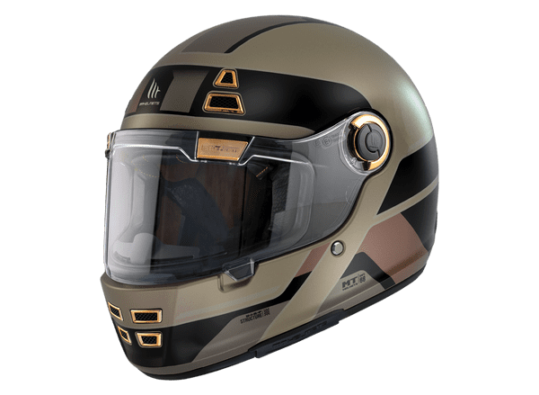 Casco Mt Integral Jarama 68Th C9 Mate Oro