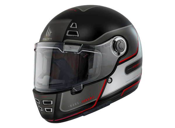 Casco Mt Integral Jarama Baux E15 Mate Rojo