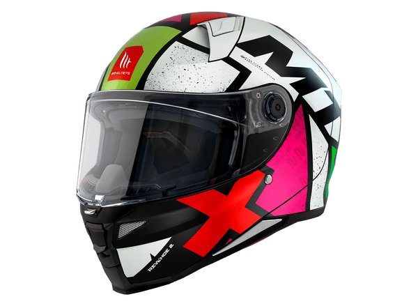 Casco Mt Integral Revenge 2 S Light C0 Perla Brillo