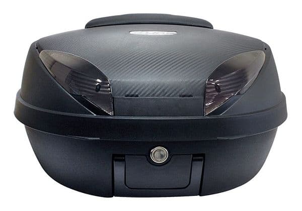 Maleta - Baúl moto 52L Negro mate / Carbono
