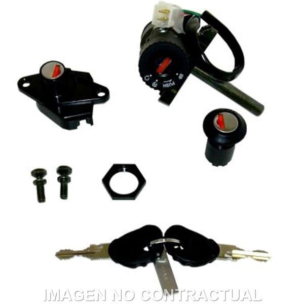 Clausor, contacto, sillín y guantera Aprilia Sport City 125