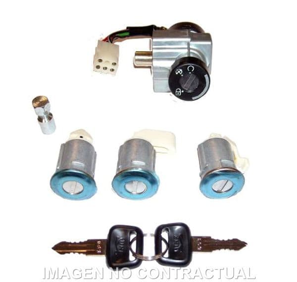 Clausor, contacto, sillín y guantera Peugeot Geo 50
