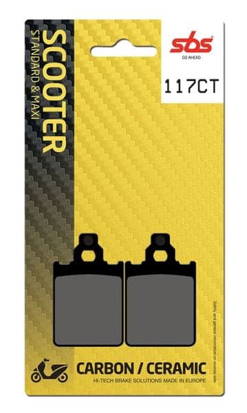 Pastillas de freno delanteras Italjet Formula 125