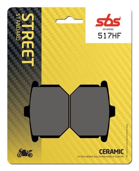 Pastillas de freno SBS compuesto cerámico Honda CB 400, 750, 900 F