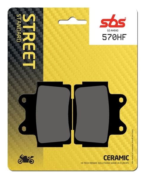 Pastillas de freno SBS compuesto cerámico Yamaha TZR 80, 125,SR 250