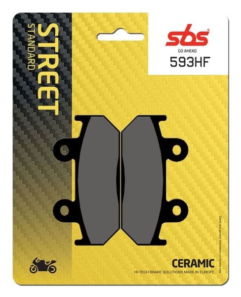 Pastillas de freno SBS compuesto cerámico Honda CRB 600 F,NTV 650
