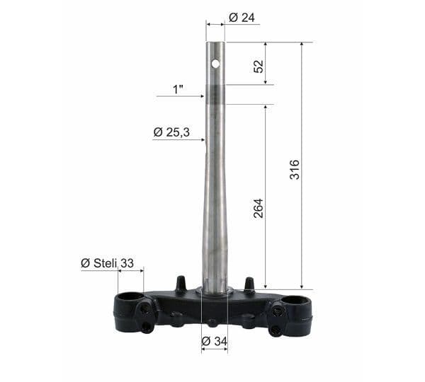 ¡ Oferta ! Tija horquilla suspensión Honda Sh 125 150 (2001-2012)