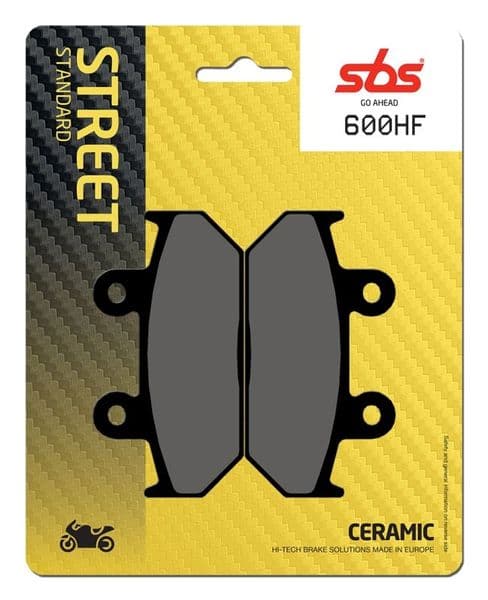 Pastillas de freno SBS compuesto cerámico HondaVFR 750 F, CBR 1000