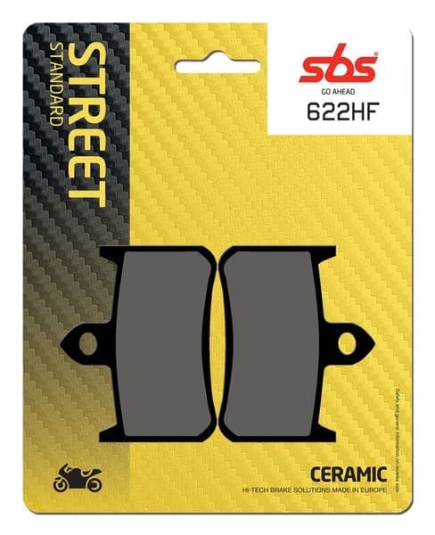 Pastillas de freno SBS compuesto cerámico HondaVFR 750 R (RC 30)