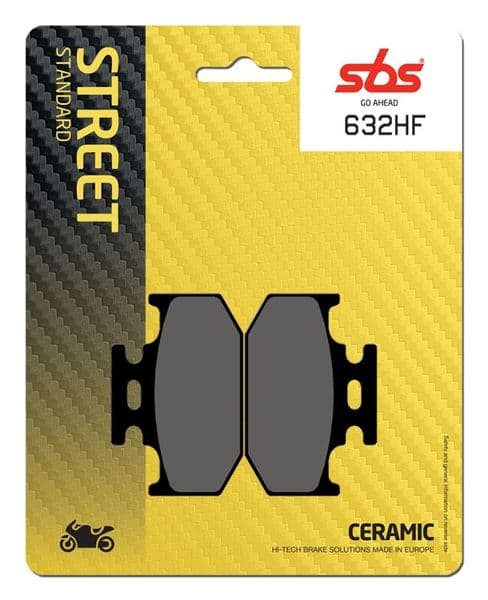 Pastillas de freno SBS compuesto cerámico Kawasaki KX 125, 250