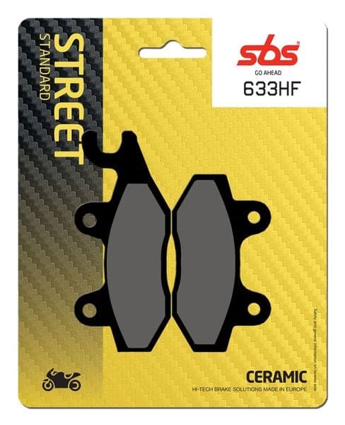 Pastillas de freno SBS compuesto cerámico Honda Yamaha XTZ 750 Super Ténéré
