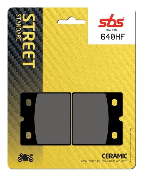Pastillas de freno SBS compuesto cerámico BMW K 100 RS, LT ABS