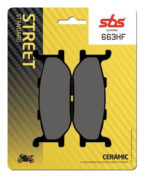 Pastillas de freno SBS compuesto cerámico Yamaha XJ 600 Diversion