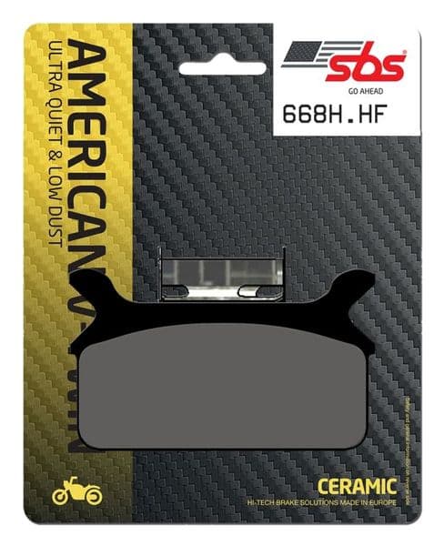 Pastillas de freno SBS compuesto cerámico Harley Davidson FLH 1340 [P668HF]