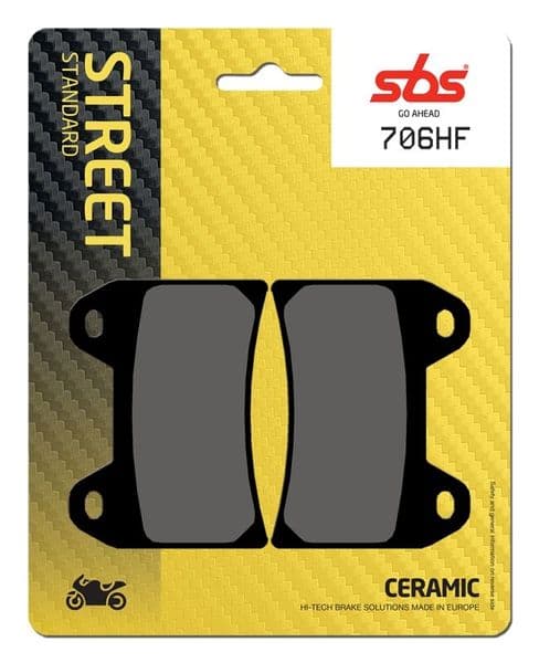 Pastillas de freno SBS compuesto cerámico Yamaha TDR 850, XJR 1200