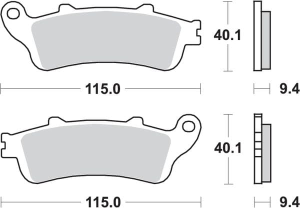 Pastillas de freno trasera Honda Pantheon 125