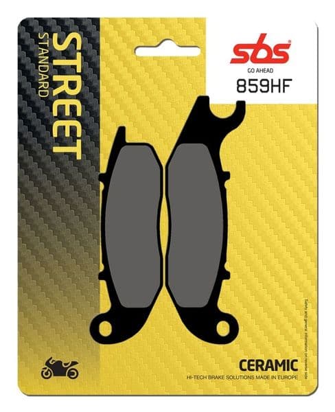 Pastillas de freno SBS compuesto cerámico Derbi Mulhacen 650