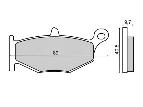 Pastillas de freno Suzuki GSX-R600 traseras