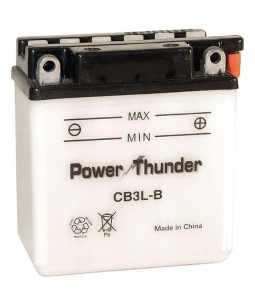 Batería YB3L-B (con ácido) - Power Thunder