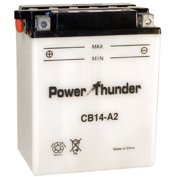 Batería YB14-A2 (con ácido) - Power Thunder