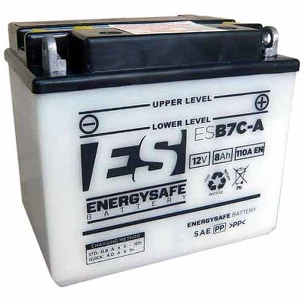 Batería YB7C-A 12V, 8AH - Energy Safe