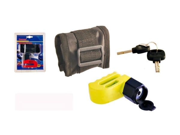 Candado de disco 6mm con bolsa - Antirrobo