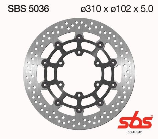 Disco de freno delantero Suzuki GSX R 600 750 1000