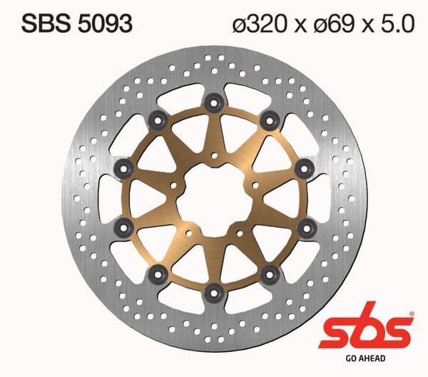 Disco de freno SBS 5093