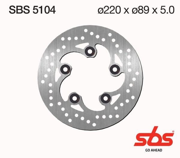 Disco de freno SBS 5104