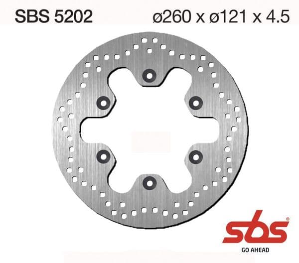 Disco de freno SBS 5202