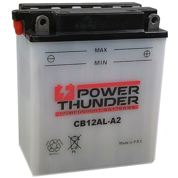 Batería YB12AL-A2 (con ácido) - Power Thunder