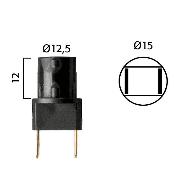 Portalámparas bombillas T10 WB