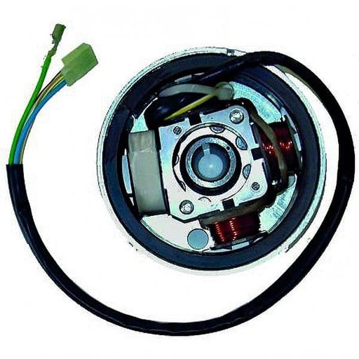 [E04163587.] Stator corriente - Volante Magnético 4 polos Derbi 50 / Cagiva / Benelli