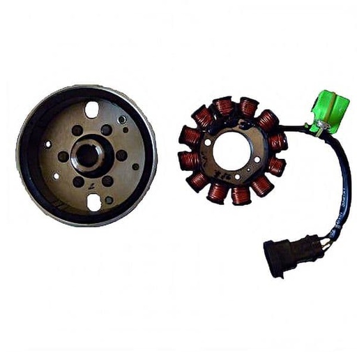 [E04168511.] Stator - Volante Magnético Motor Piaggio 50 4T-4V "HI-PER 4"