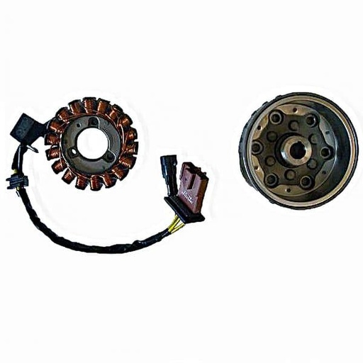 [E04168575.] Volante Magnético 18 Polos Trifase (Motor Aprilia Inyección 4T)