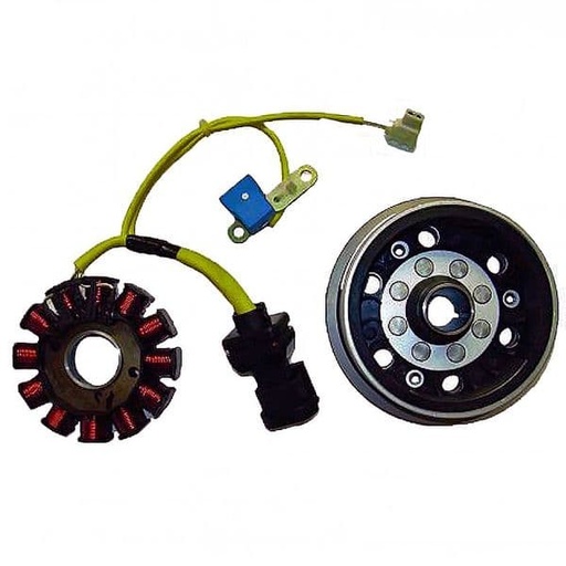 [E04168582.] Stator corriente - Volante Magnético Aprilia Gilera Piaggio 180 200 - Leader