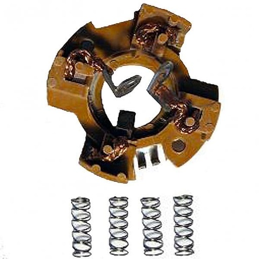 [E04174206.] Juego de Portaescobillas 4 Pzas. Con soporte de plástico