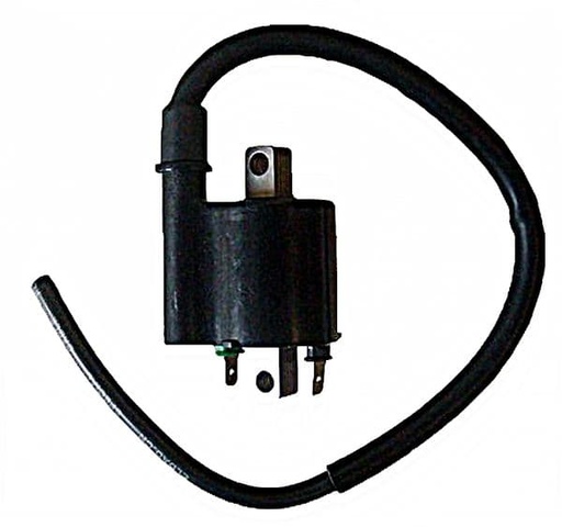 [E04174320.] Bobina alta encendido Honda 110 125 250 300 700, Suzuki Sixteen 125 cable 40 cm.