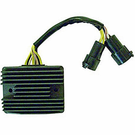 [E04175418.] Regulador de corriente Japonés SH689-12 - 12V - Trifase - CC - 8 Cables - 2 Conectores redondos