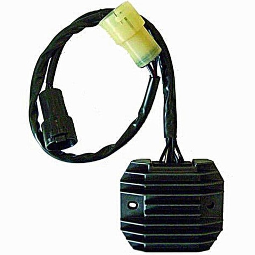 [E04175420.] Regulador de corriente Japonés SH650-12 - 12V - Trifase - CC - 7 Cables - 2 Conectores Redondos