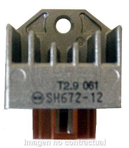 [E04178026.] Regulador de corriente Japonés SH672-12 - 12V - Trifase - CA/CC - 4 Fastons