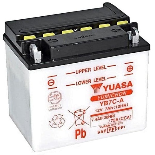 [E0607381Y.] Batería YB7C-A Combipack - Yuasa
