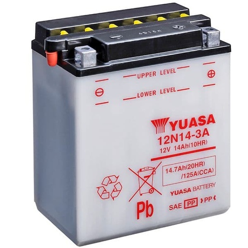 [E0614331Y.] Batería 12N14-3A Combipack - Yuasa