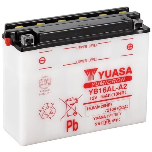 [E0616341Y.] Batería YB16AL-A2 Combipack - Yuasa