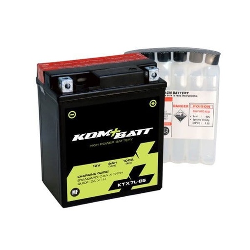 [R246611040.] Batería YTX7L-BS 12V 6AH