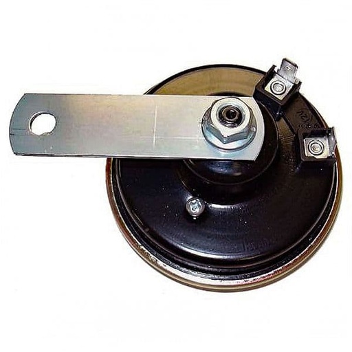 [E09127345.] Claxon bocina Negra 12V 4A (114DB) Ø90mm